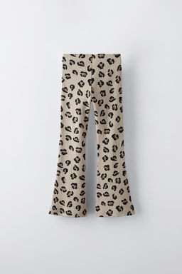 FLARED RIBBED LEGGINGS - Zara фото 6