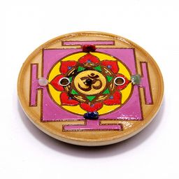 Подставка под благовония Шри Янтра символ изобилия и процветанияручная роспись - Сандаловый дом фото 4