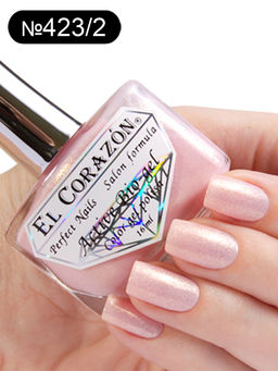 El Corazon 423/ 2 active Bio-gel/Shimmer светло-розовый