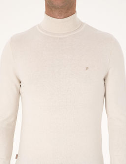 Ta_ Slim Fit Bal_k__ Yaka Basic Triko Kazak - Pierre cardin фото 6