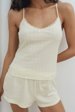 Pijama en pointelle de algod?n - H&m фото 8