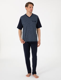 Mavi K_sakol _ortlu Pijama Tak_m_ - Pierre cardin фото 3