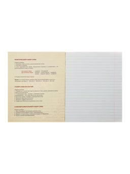 Цена за 10 шт. Тетрадь предметная, 48 листов в линейку, Calligrata, Неон. Русский язык  фото 4