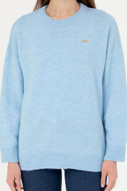 Женский синий свитер - U.s. polo assn фото 13