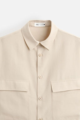 LYOCELL BLEND SHIRT - Zara фото 8