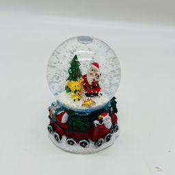 Новогодний декор - Снежный шар 10 см (стекло, свет) в ассортименте - Ип лебедев о.ю фото 6