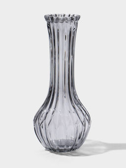 Ваза «Имоджин», 22.5×9 см, стекло, серая
