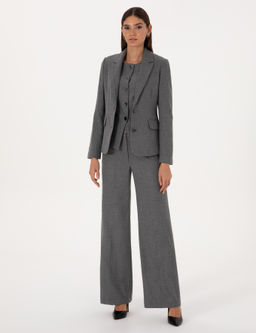 Gri Melanj Slim Fit Ceket - Pierre cardin фото 4