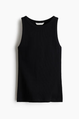 Camiseta sin mangas en algod?n acanalado - H&m фото 5