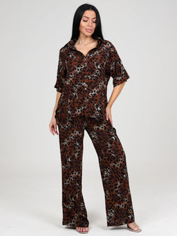 087 ЖЕНСКИЙ КОСТЮМ (брюки) (Коричневый)