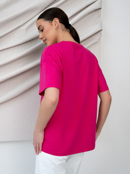 Футболка унисекс Оверсайз, цв. Фукция
