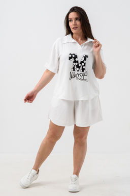 Комплект (рубашка+шорты) с печатью 52469