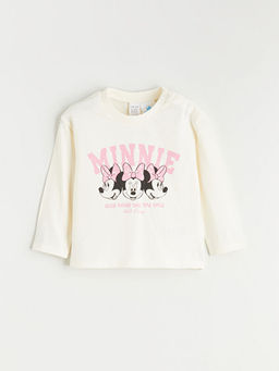 Minnie Mouse Bask?l? K?z Bebek Ti??rt ve Tayt