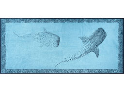 6с102.411ж1 Море. Кит.(т.синий2) Полотенце махровое 67х150см