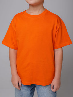 Футболка базовая, цвет Оранжевый, кулирка х/б100%