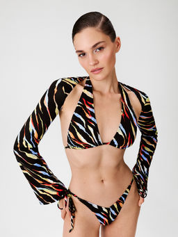 Infinity / Бюстгальтер купальный жен.Bralette Malvina черный принт - Infinity Lingerie фото 6