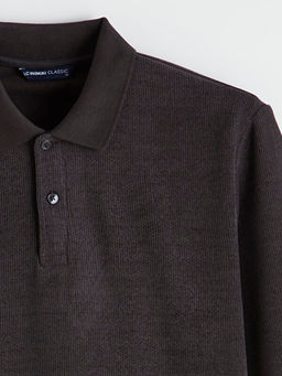 Polo Yaka Erkek Sweatshirt