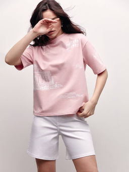 CONTE Футболка из футера Designed for emotions LD 1634 romantic pink