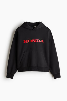 Sudadera estampada con capucha Oversized Fit