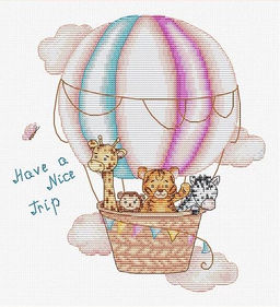 Набор для вышивания LUCA-S арт. B1191 Приятное путешествие 18х20 см