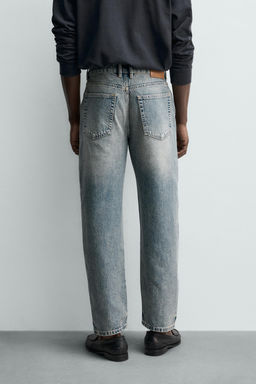 JEANS STRAIGHT ANKLE FIT / Azul medio - Zara фото 3
