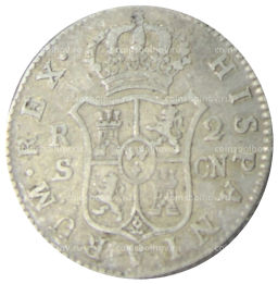 2 реала 1801 года Испания