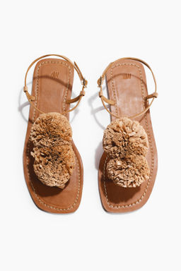 Sandalias de tiras con aplicaciones - H&m фото 5