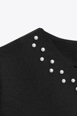 TOP WITH FAUX PEARLS - Zara фото 8