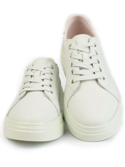 05-PDD162-2 LT. GREEN Кроссовки женские (натуральная кожа)