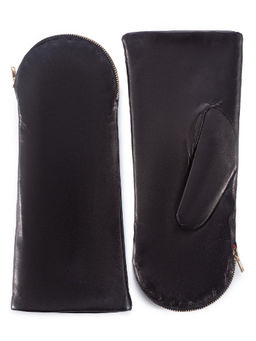 Рукавицы женские н/м крол IS129 black - Eleganzza фото 8