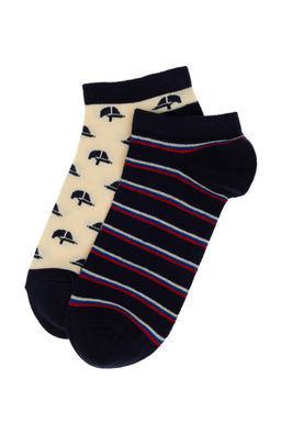 Erkek Lacivert _orap Sepette S_rpriz _ndirim