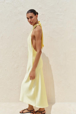 HALTER MIDI DRESS - Zara фото 36