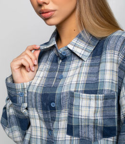 Рубашка #КТ225 (5), синий - Dommod фото 5