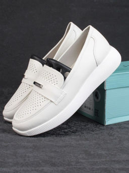 03-PDL 205-5 LT. BEIGE Полуботинки женские (натуральная кожа)