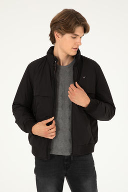 Мужское черное пальто Неожиданная скидка в корзине - U.s. polo assn фото 3