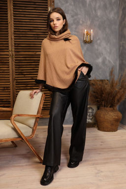 Пончо AMORI 6394 бежевый