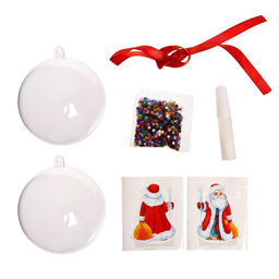 Ёлочный шар своими руками на новый год «Дед Мороз», набор для творчества