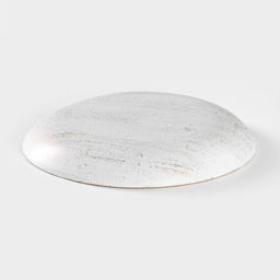 Блюдо для фруктов Доляна «Ундина», 19.5×3 см, золотое с белым