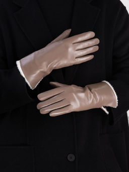 Перчатки женские 100% ш IS352 l.taupe