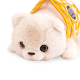 Мягкая игрушка «Кот Барсик» в сумке, белый, 35 см