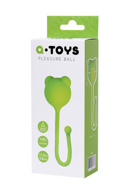 Вагинальный шарик A-Toys by TOYFA Tigo, силикон, зеленый, 12,4 см 2,7 см