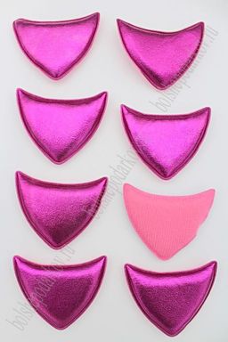 Патч 3D Ушки 6*5 см (10 шт) SF-1883, фукси
