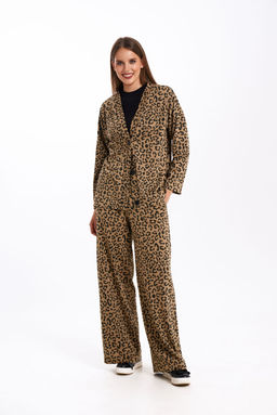Костюм KaVari 8011 бежевый принт леопард  фото 6