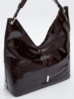 Сумка женская кожаная 98380-1SP coffee Velina Fabbiano-Safena