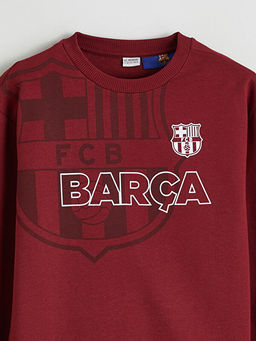 Barcelona Bask?l? Erkek ?ocuk Sweatshirt