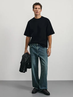 Футболка из смесового хлопка / Zarina фото 2