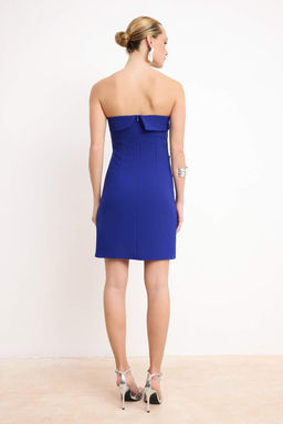 Saks Straplez Vucuda Oturan K?sa / Mini Elbise TPRSS26EL00101