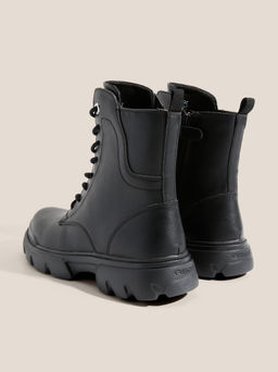 Детские ботинки GEOX J JUNETTE GIRL Артикул 4675252, черный  фото 5
