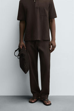 LYOCELL-COTTON TROUSERS - Zara фото 2