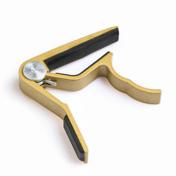 Каподастр гитарный Music life, зажим для струн, золотой